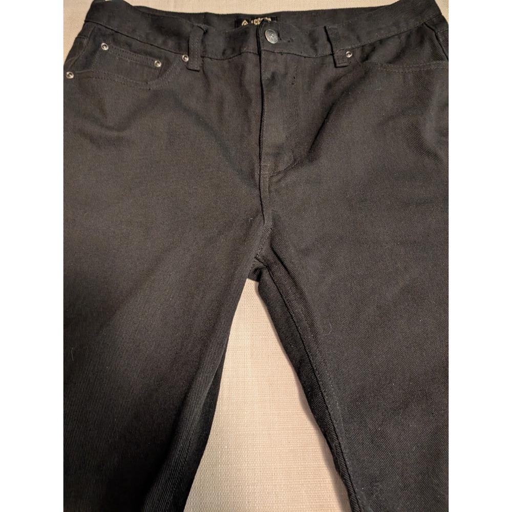 Men's Access Black Shorts Size 38 Bermuda Style